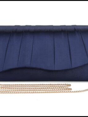 Satin Clutch Purse Evening Bag Formal Prom Crossbody Handbag